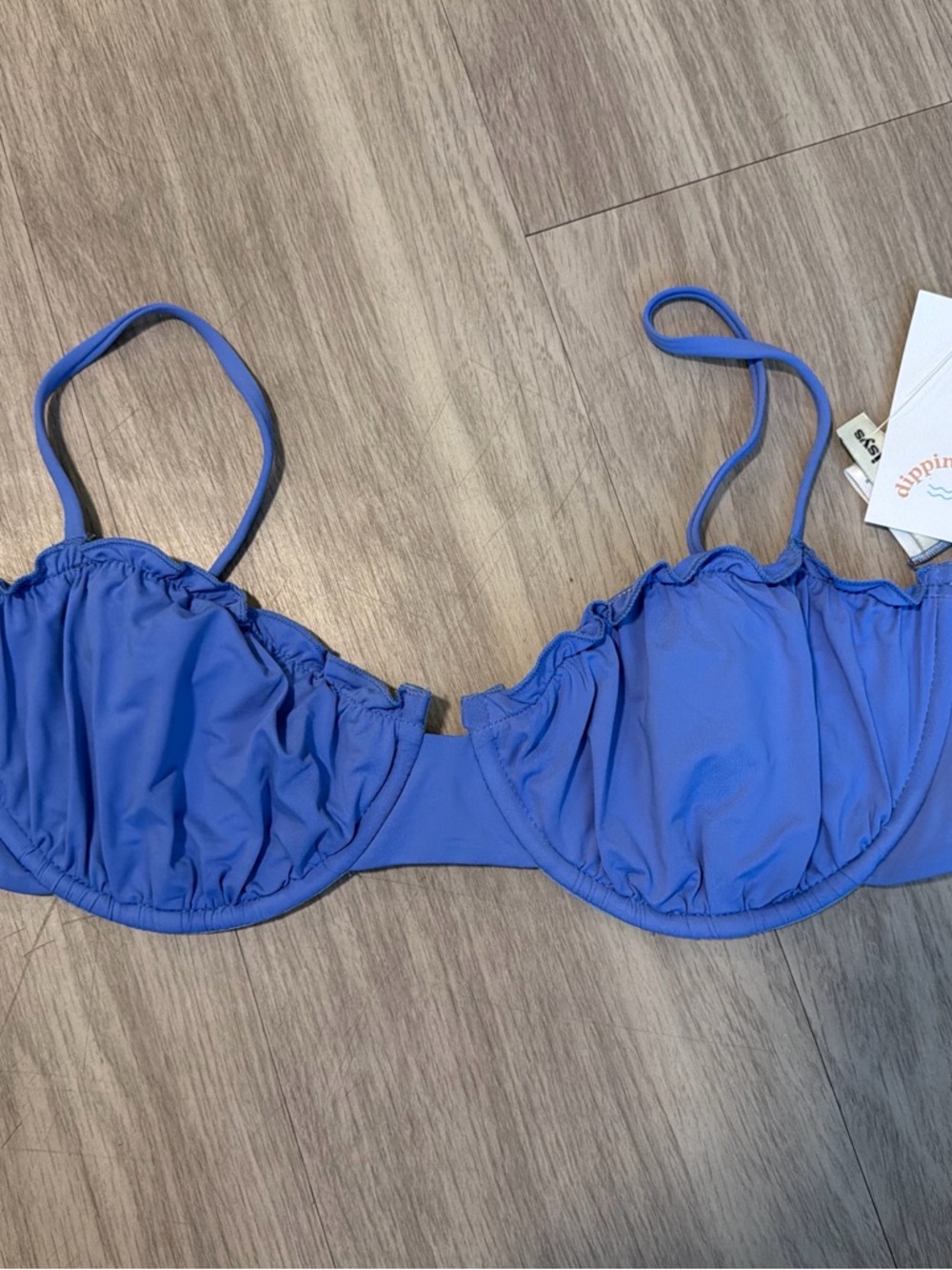 Dippin Daisy’s Ruffled Underwire Bikini Top